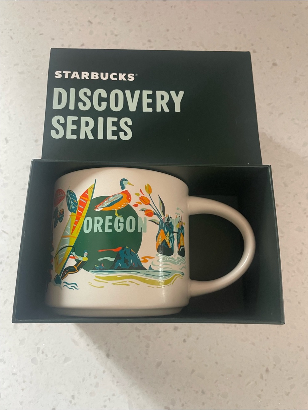Starbucks 2024 Oregon Discovery Series 14oz Coffee Mug NEW IN BOX